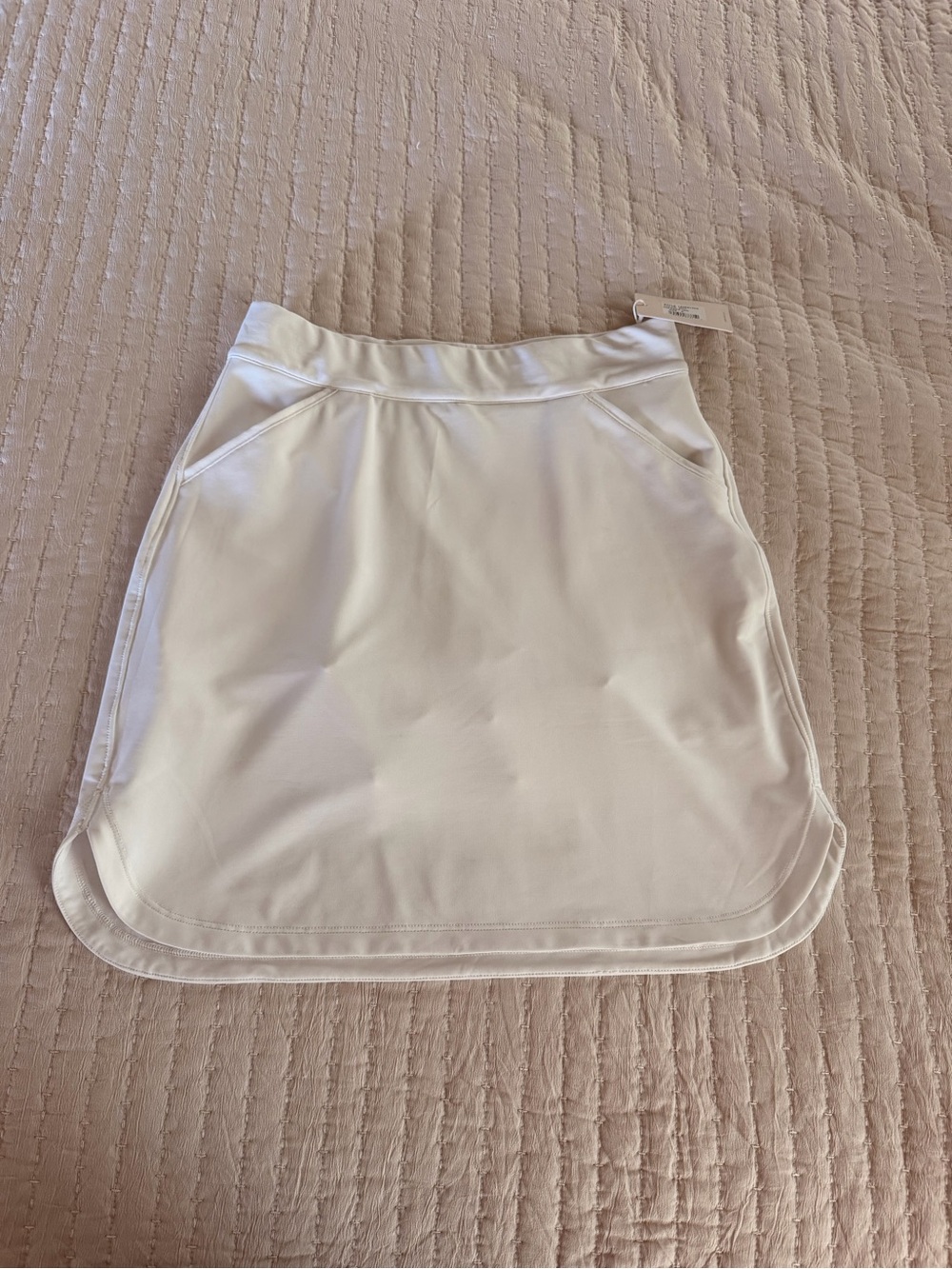 Peter Millar White Alice Petal Hem Skort S